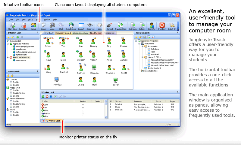 Overview of Junglebyte Teach